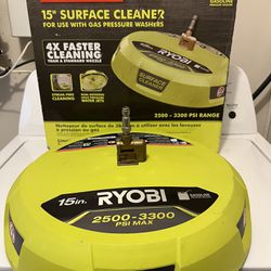 Ryobi 15”in. Surface Cleaner 2(contact info removed) PSI Max