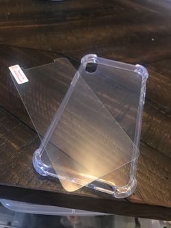 iPhone XS or X case and tempered glass for $20