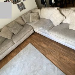 Furniture City Couch Set With Center Oversized Cushion 