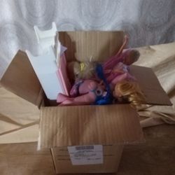 Box Of Barbie Doll Collection