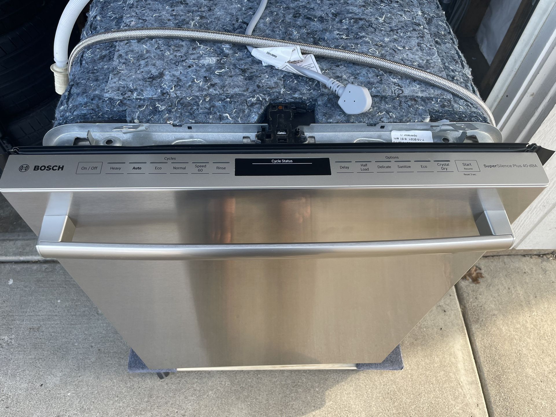 Bosch Super Silence Plus 40dBA dishwasher for Sale in Sacramento, CA