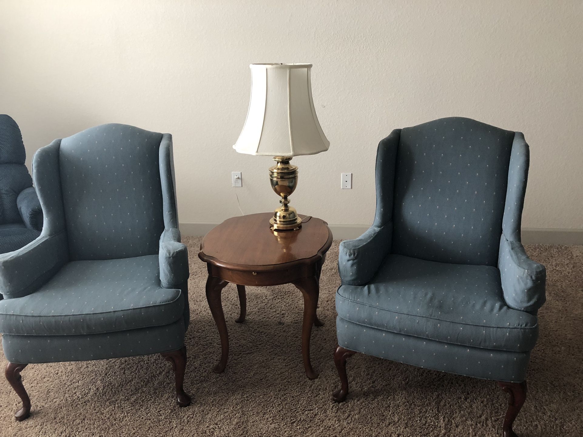 Wingback Chairs (2) 