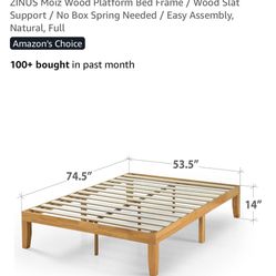 Full Size Bed Frame And Mattress 