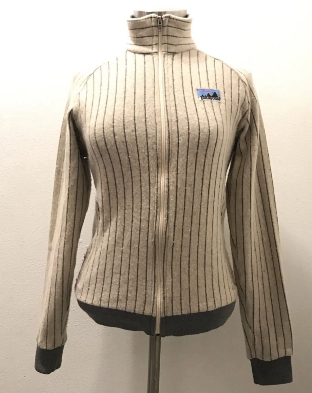 Patagonia "Quilt Again" wool-blend full-zip jacket