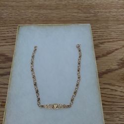 14KT Gold Hearts Bracelet