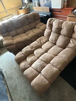 Recliner sofa/coach & Recliner lounge sofa