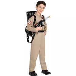 TWO Kids' Ghostbusters Deluxe Costume with Proton Pack