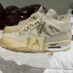 Off White Jordan 4s Sail Size 11