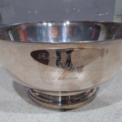 Silver Plated Revere Style Bowl - Sibley's Department Store