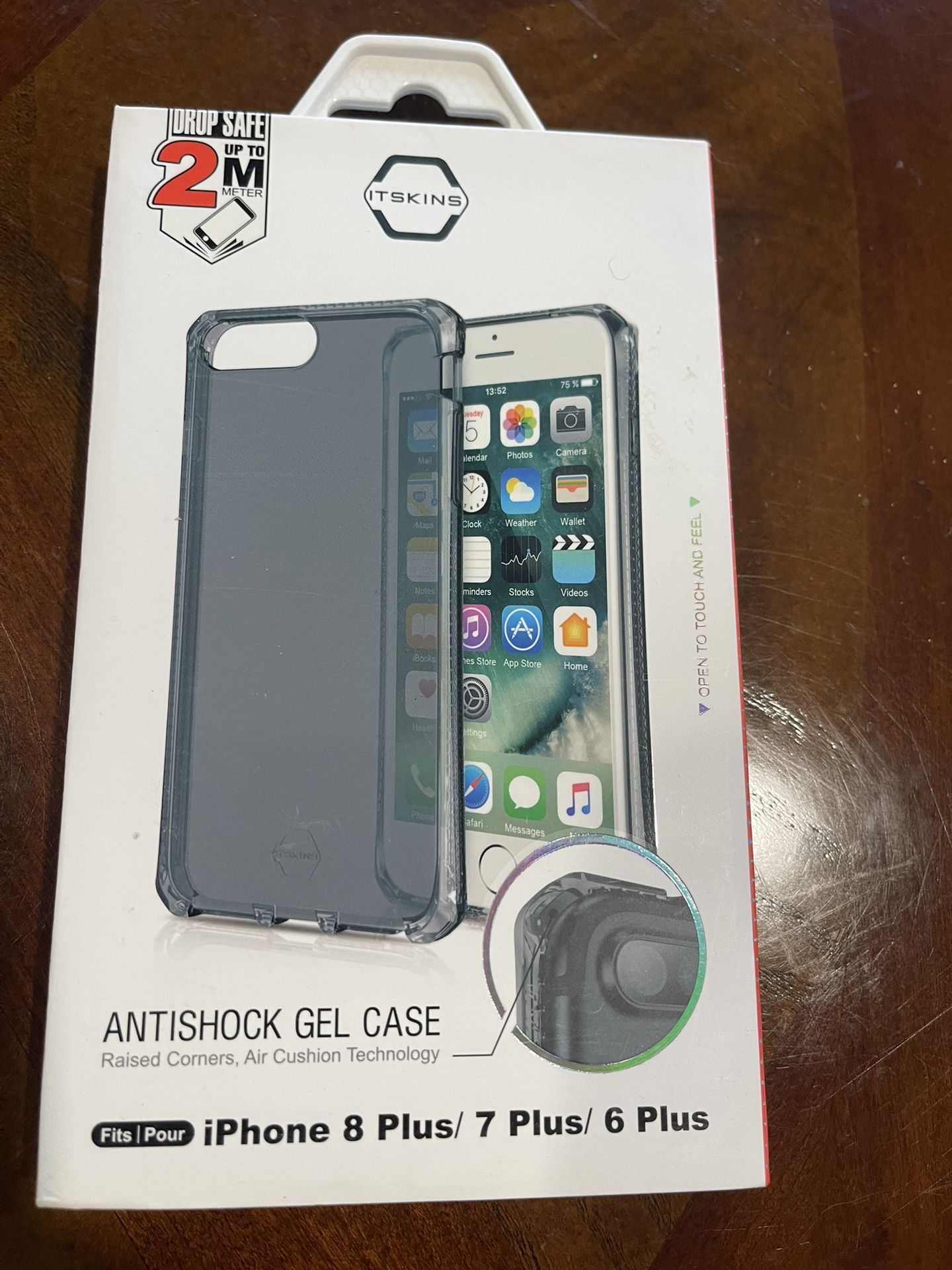 iphone 8 plus / 7 Plus / 6 Plus gel case & 2 Premium Screen Protector
