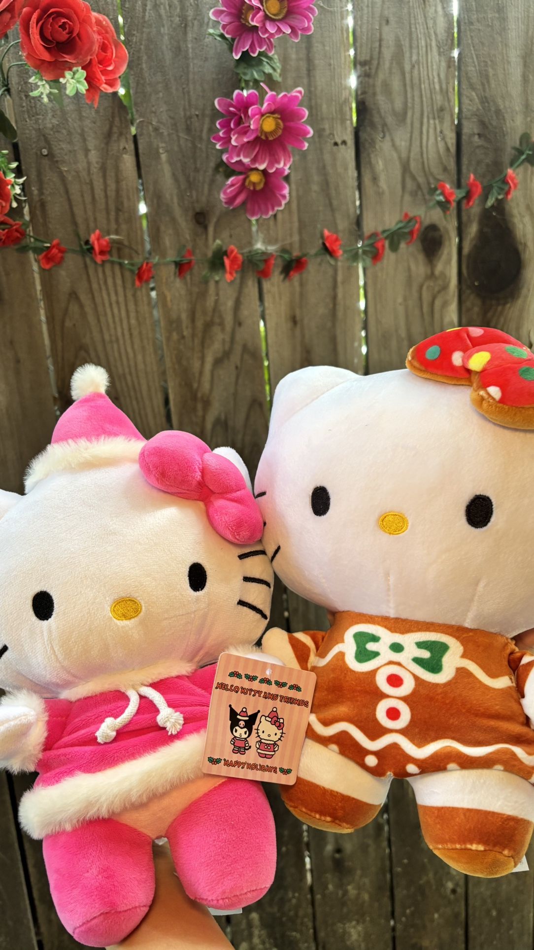 Christmas HelloKitty Plushies 