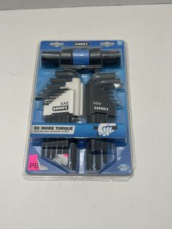 Hart 22-Piece Ball End Hex Key Set and Handle SAE and MM