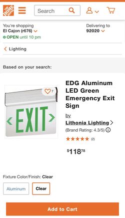 Led exit Sign