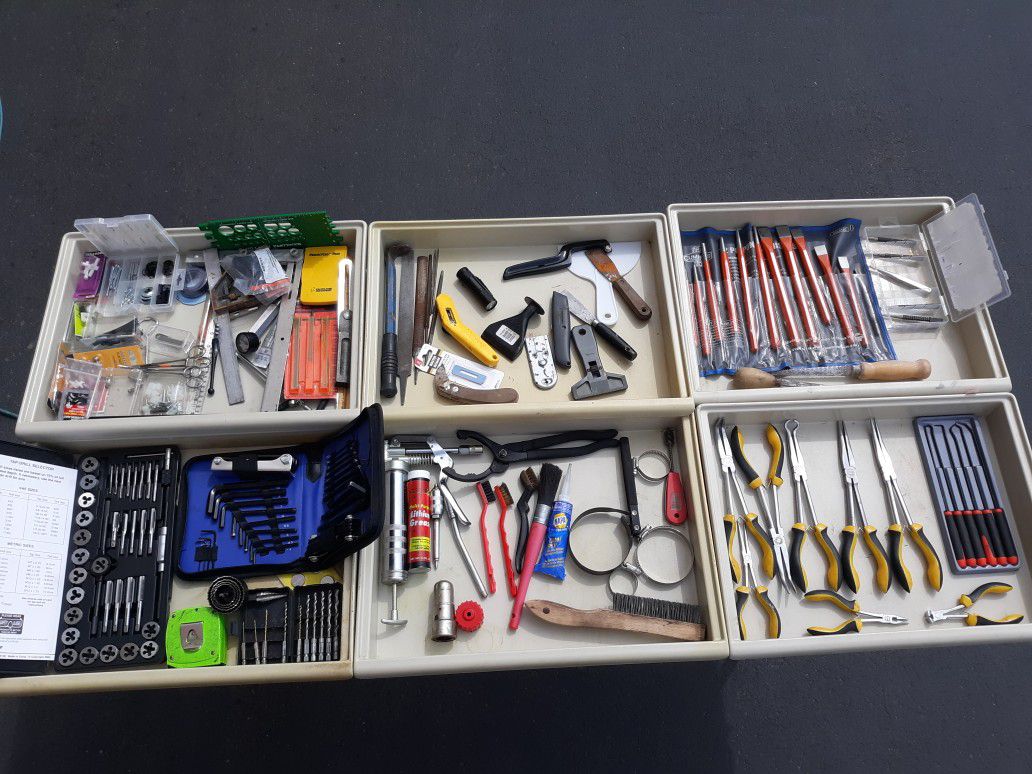 Tools with locking cabinet