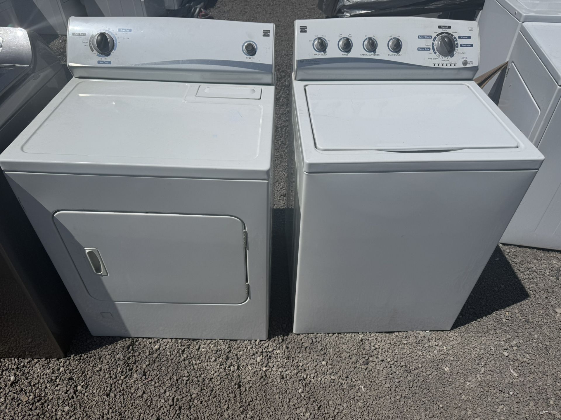 Kenmore washer and dryer