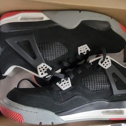 Jordan Bred 4s Size 12