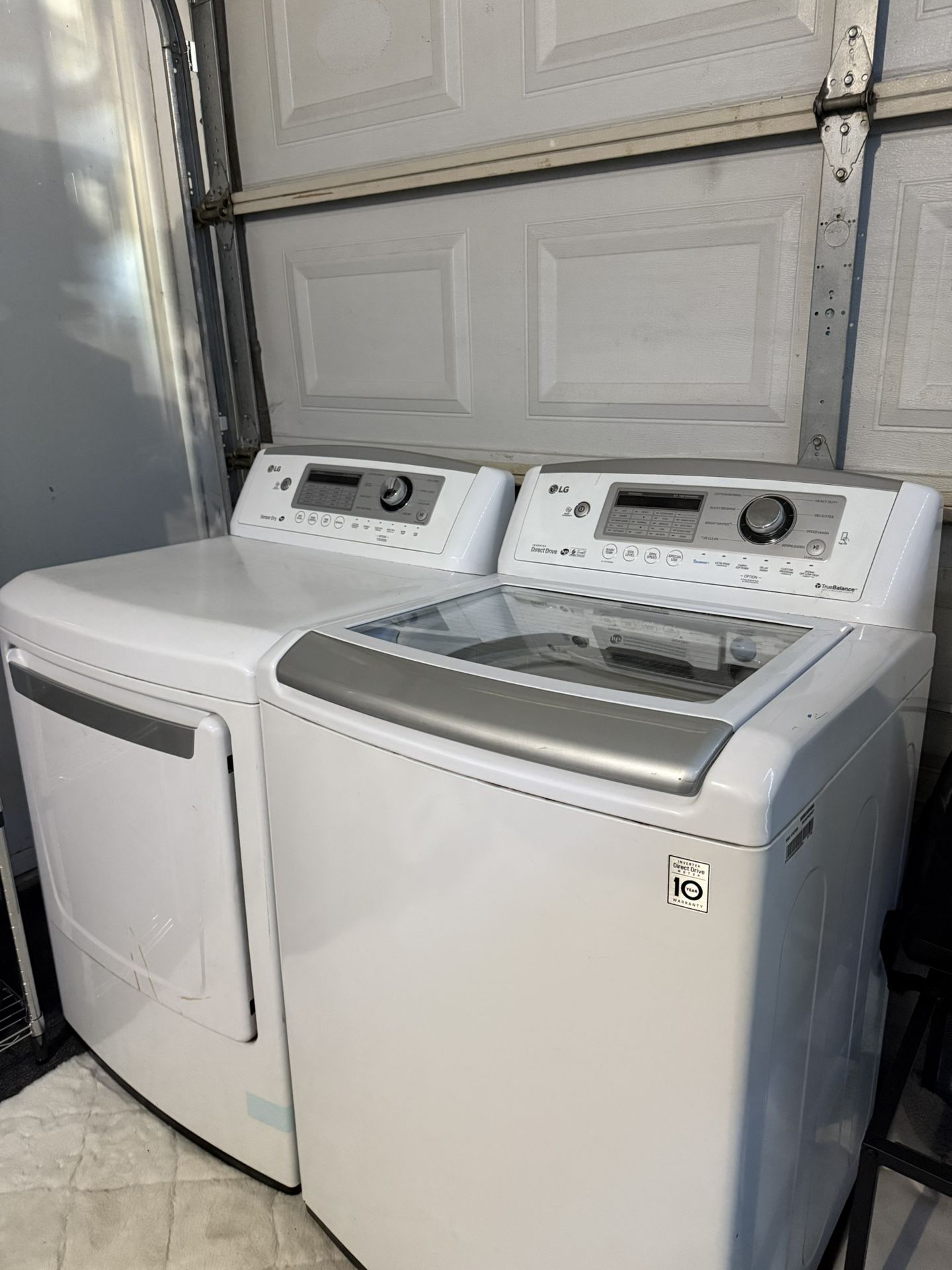 Xl LG washer & dryer set