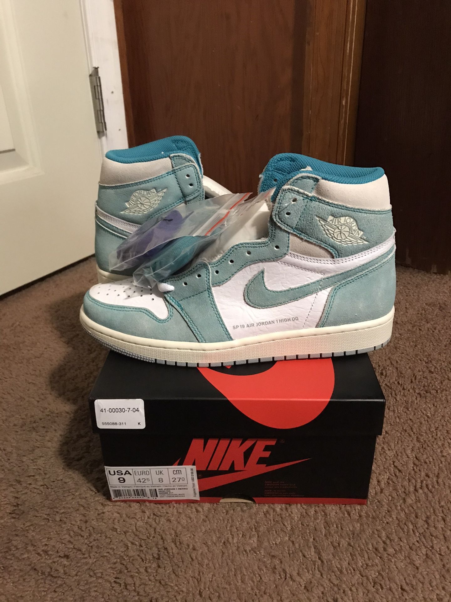 Air Jordan 1 Turbo Green Size 9