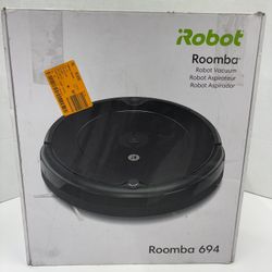 Roomba 694 Robot Vacuum with Self Charging, Works with Alexa, Good for Pet Hair, Carpets, Hard Floor