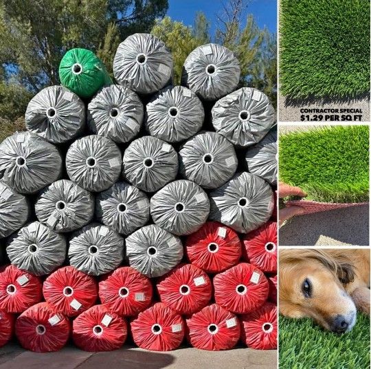 Artificial grass as low as .60 a sq