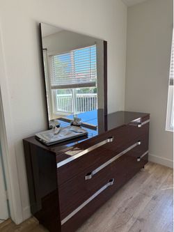 Bed and dressers