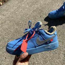 Off White Air Force 1 University Blue 