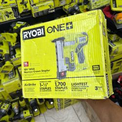 Ryobi 18v 18ga Narrow Crown Stapler 
