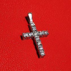 Vvs Moissanite Cross 