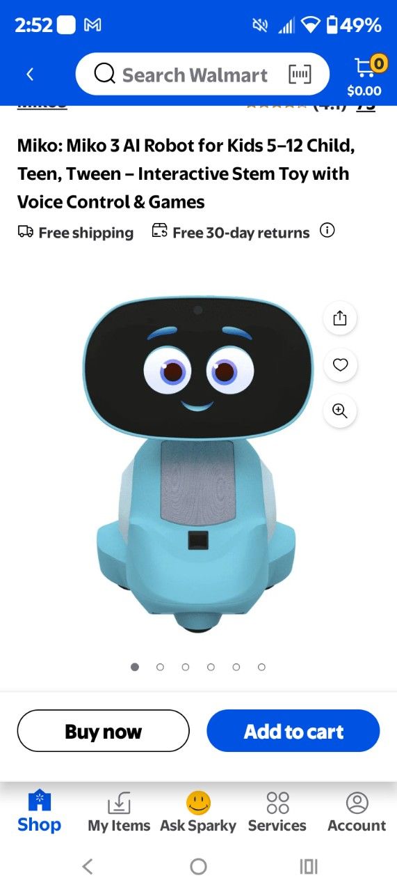 Miko 3 AI Robot For Toddlers
