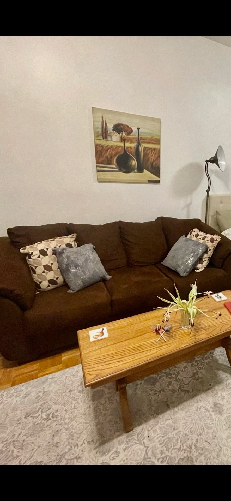 Moving out Large comfy sofa ikea coffee table set