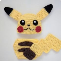 Pikachu Inspired Diaper Cover Outfit 