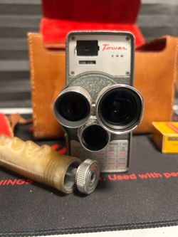 old vintage camera tower 8mm