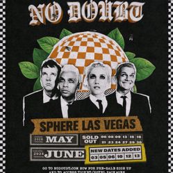 2 No Doubt Tickets May 16 2025
