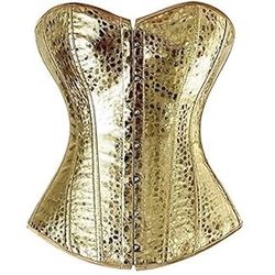 Gold Bustier Corset Top