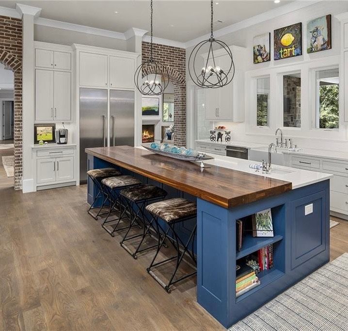 Set Of Four Gabby Cowhide Counter Stools