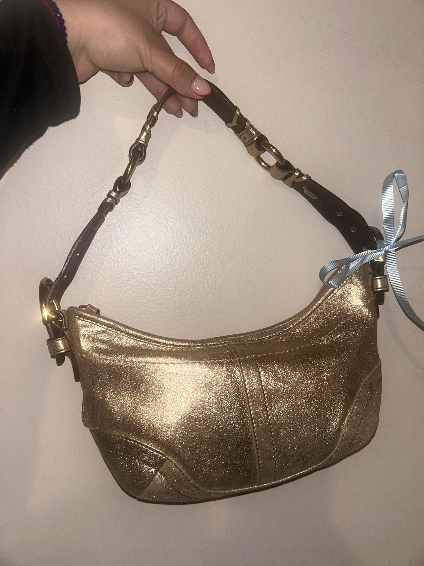 Gold Coach  Soho Y2K Shoulder Bag 