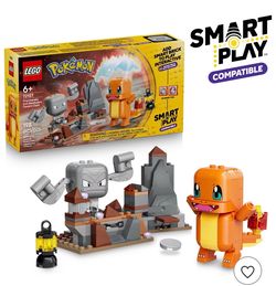LEGO Pokémon Charmander and Geodude's Cavern Clash 72157