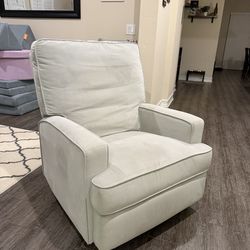 Baby Relax Addison Swivel Gliding Recliner - Gray