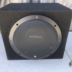 10 Inch Rockford Fosgate Subwoofer 500 Watts Maximum Power With Sealed Box 