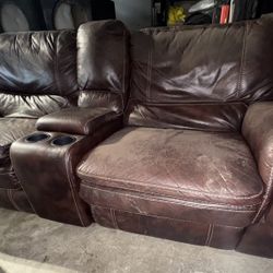 Two Seat Couch Recliners 
