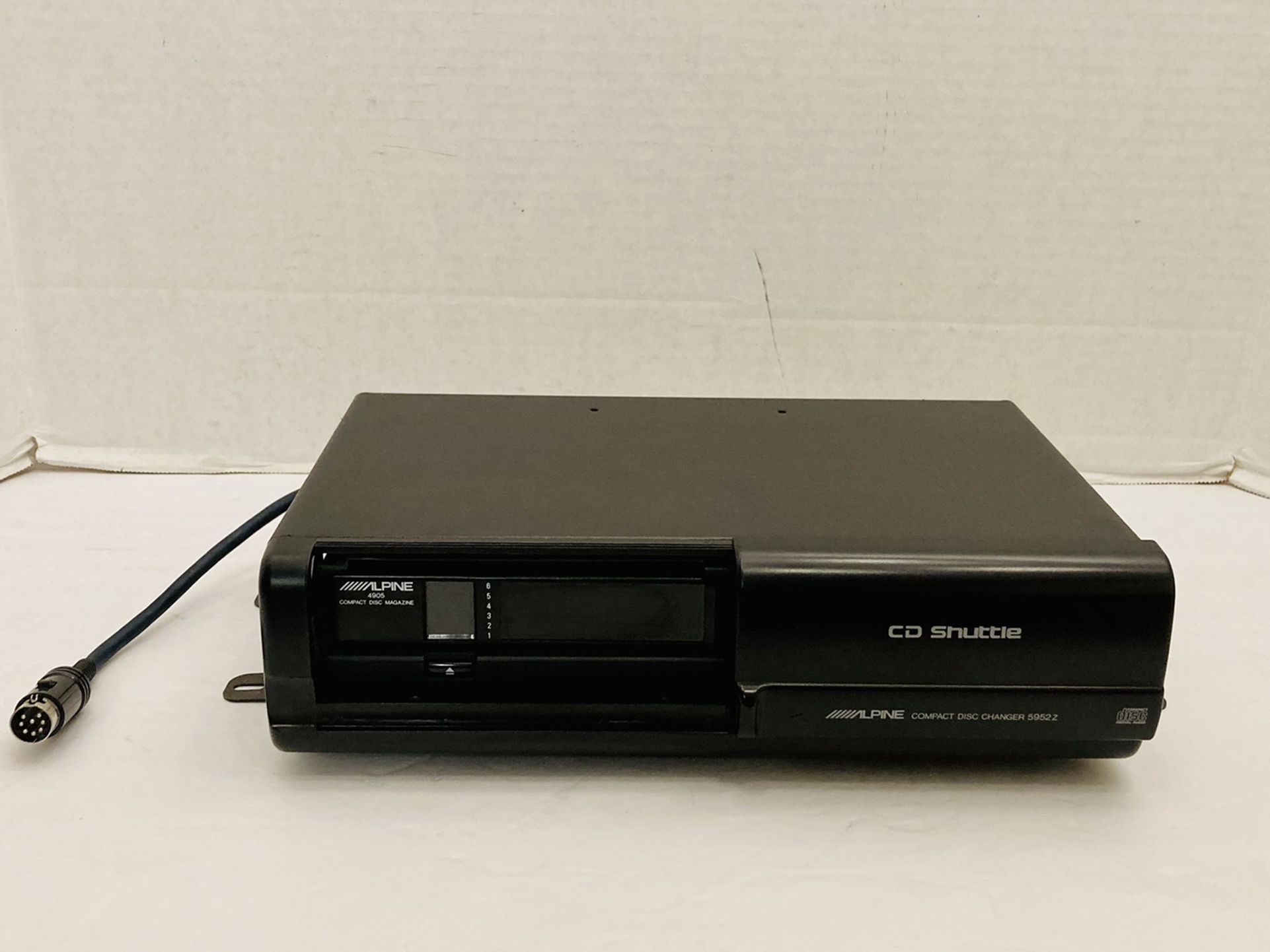 RARE Vintage 1991 ALPINE 5952Z 6 Disc Car CD Changer & Cartridge Magazine