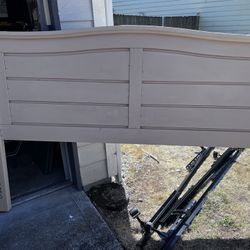 Solid Wood KING Headboard With Frame 