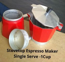 $5- Stovetop Single Serve Espresso Maker - Mr Coffee