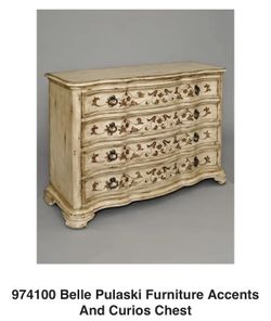 Pulaski Belle Accent Chest – Ornate Vintage Elegance 