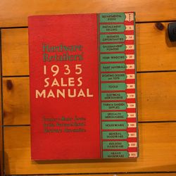 Hardware Retailer’s 1935 Sales manual
