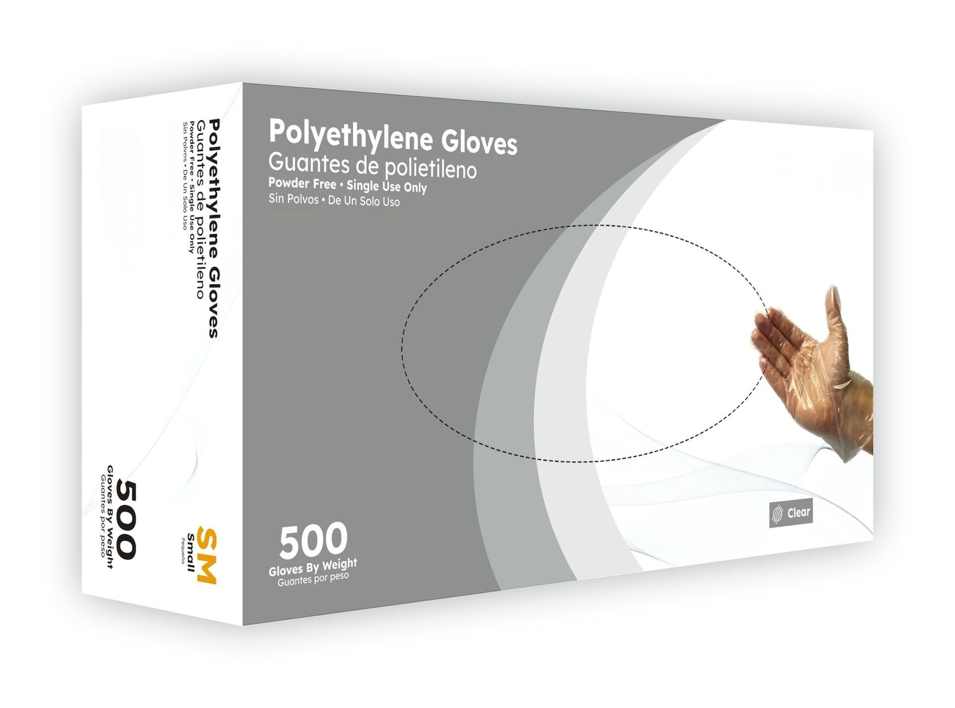 Polyethylene Gloves Powder Free 0.5 Mil (500)