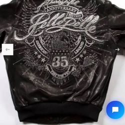 Pelle Black Leather 35th Anniversary Jacket 