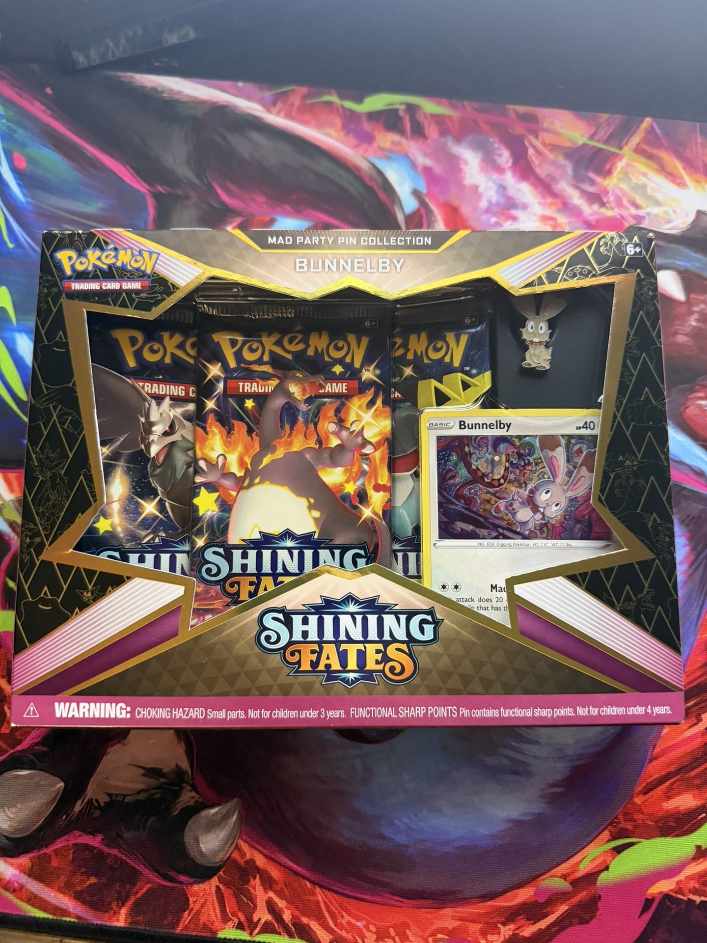 Pokémon- Shining Fates Mad Party Pin Collection [Bunnelby] - Shining Fates (SHF)