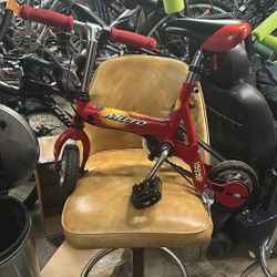 Vintage MICRO  "Hear No Evil" Micro Mini Clown Circus Stunt Bicycle Bike Red great condition YES IS AVAILABLE 