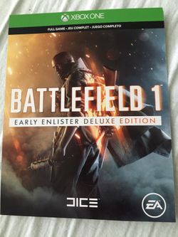 Battlefield 1 early enlisted deluxe edition